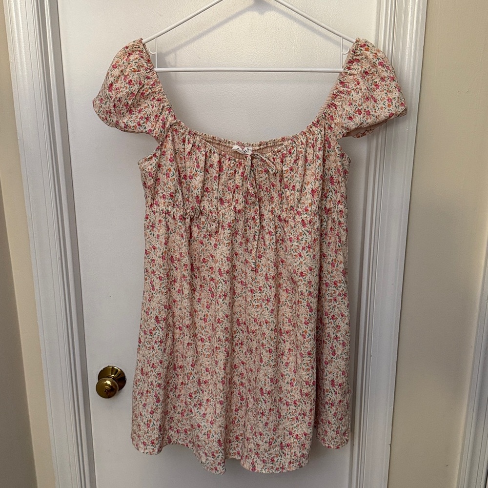 Floral Off-Shoulder Dress